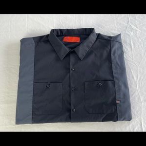 Dickies Button Up Shirt two toned 4X